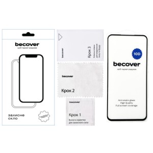 Стекло защитное BeCover Samsung Galaxy S23 FE SM-S711 10D Black (711508)