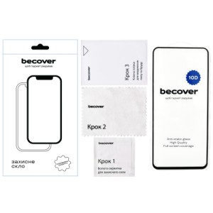 Стекло защитное BeCover Xiaomi Redmi 12 5G 10D Black (711370)