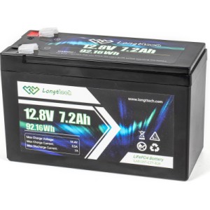 Батарея LiFePo4 Longttech LiFePO4 12.8V - 7.2Ah (LAR1207-LT7-R26)