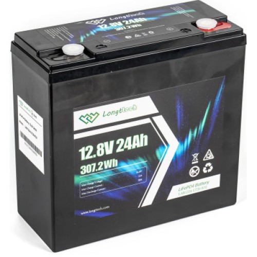 Батарея LiFePo4 Longttech LiFePO4 12.8V - 24Ah (LAR1224-LT20-R32)