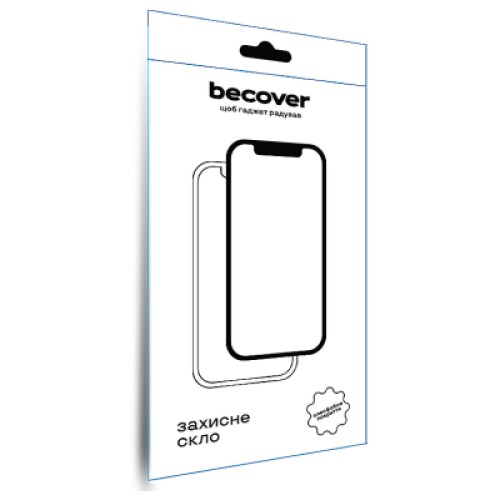 Стекло защитное BeCover Apple iPhone 12 Pro 10D Black (711512)
