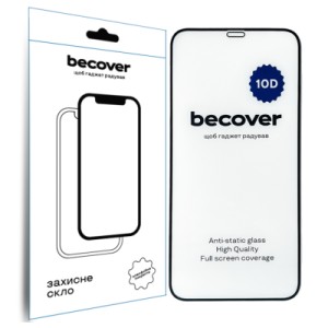 Скло захисне BeCover Apple iPhone XR 10D Black (711511)