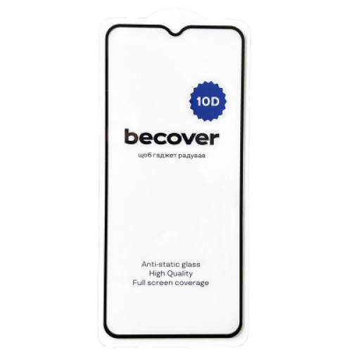 Стекло защитное BeCover Motorola Moto E13 10D Black (711520)