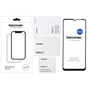 Стекло защитное BeCover Poco C65 10D Black (711527)