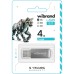 USB флеш накопитель Wibrand 4GB Cougar Silver USB 2.0 (WI2.0/CU4P1S)