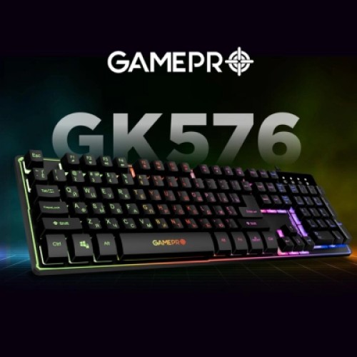 Клавиатура GamePro GK576 Nitro+ USB Black (GK576)