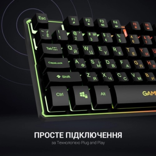 Клавиатура GamePro GK576 Nitro+ USB Black (GK576)