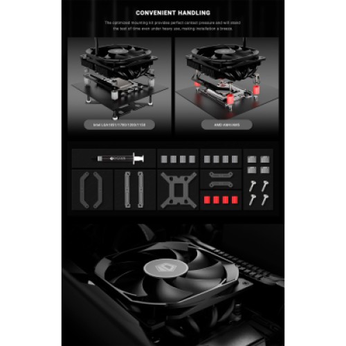 Кулер для процессора ID-Cooling IS-37-XT Black