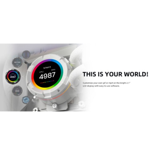 Система жидкостного охлаждения ID-Cooling SL240 XE White