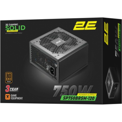 Блок питания 2E 750W (2E-SP750BRSM-120)