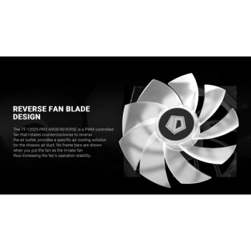 Кулер для корпуса ID-Cooling TF-12025-PRO-ARGB REVERSE