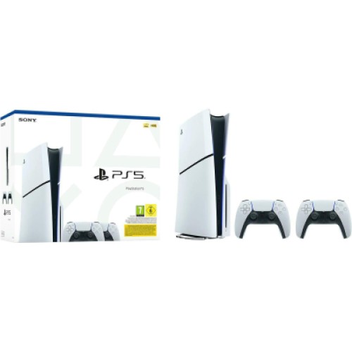 Игровая консоль Sony Playstation 5 Slim (2 геймпада Dualsense) Blu-Ray (1000042053)