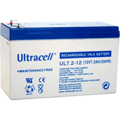 Батарея к ИБП Ultracell 12V-7.2Ah, AGM (UL7.2-12) Батарея к ИБП Ultracell 12V-7.2Ah, AGM (UL7.2-12)