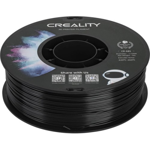 Пластик для 3D-принтера Creality ABS 1кг, 1.75мм, black (3301020035)