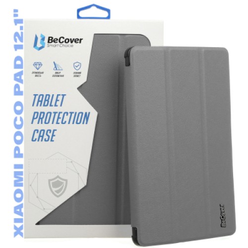 Чехол для планшета BeCover Smart Case Xiaomi Poco Pad 12.1" Gray (711563)