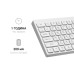 Клавиатура OfficePro SK955W Wireless/Bluetooth White (SK955W)