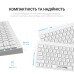 Клавиатура OfficePro SK955W Wireless/Bluetooth White (SK955W)