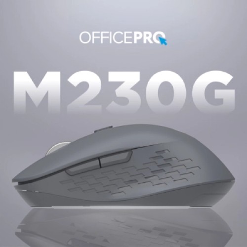 Мышка OfficePro M230G Silent Click Wireless/Bluetooth Gray (M230G)