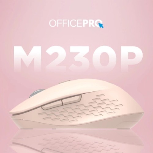 Мышка OfficePro M230P Silent Click Wireless/Bluetooth Pink (M230P)