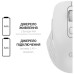 Мышка OfficePro M230W Silent Click Wireless/Bluetooth White (M230W)