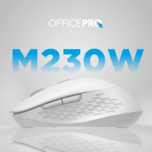 Мышка OfficePro M230W Silent Click Wireless/Bluetooth White (M230W)