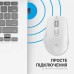Мышка OfficePro M230W Silent Click Wireless/Bluetooth White (M230W)
