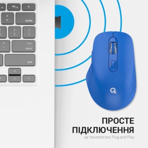 Мышка OfficePro M230C Silent Click Wireless/Bluetooth Blue (M230С)