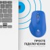 Мышка OfficePro M230C Silent Click Wireless/Bluetooth Blue (M230С)