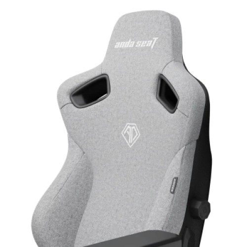 Кресло игровое Anda Seat Kaiser 3 Fabric Size L Grey (AD12YDC-L-01-G-PV/F)