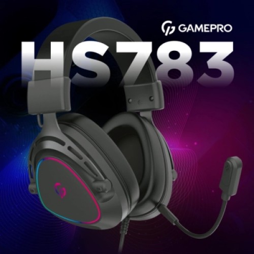 Наушники GamePro HS783 RGB Black (HS783)