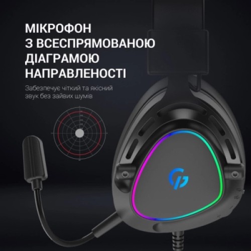 Наушники GamePro HS783 RGB Black (HS783)