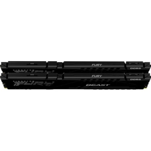 Модуль памяти для компьютера DDR5 32GB (2x16GB) 6000 MHz Beast Black XMP Kingston Fury (ex.HyperX) (KF560C30BBK2-32)