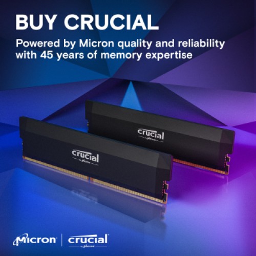 Модуль памяти для компьютера DDR5 16GB 6000 MHz Pro Overclocking Micron (CP16G60C36U5B)