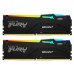 Модуль памяти для компьютера DDR5 64GB (2x32GB) 6000 MHz Beast RGB EXPO Kingston Fury (ex.HyperX) (KF560C30BBEAK2-64)