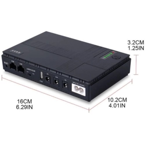 Источник бесперебойного питания XoKo DC1018P, 10400 mAh, black (XK-DC1018P-BK)
