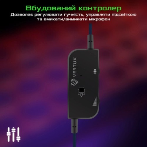 Наушники Vertux Tokyo 7.1 Mini Jack 3.5мм Blue (tokyo.blue)
