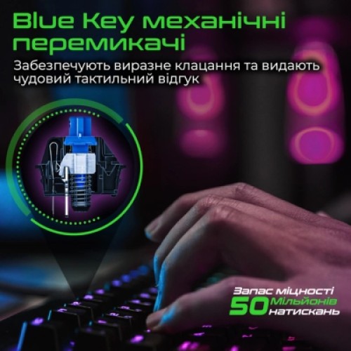 Клавиатура Vertux Comando USB Black (comando.black)