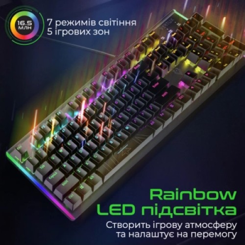 Клавиатура Vertux Comando USB Black (comando.black)