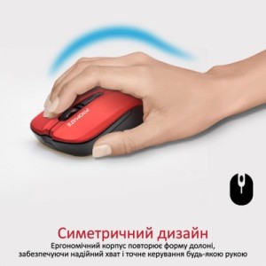 Мышка Promate Contour Wireless Red (contour.red)