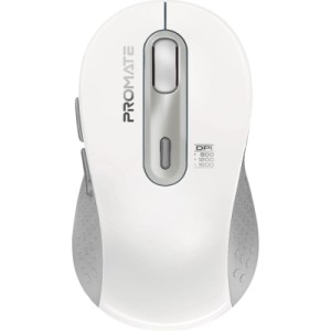 Мышка Promate Ken Wireless/Bluetooth White (ken.white)