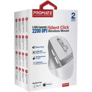 Мышка Promate Samit Wireless White (samit.white)