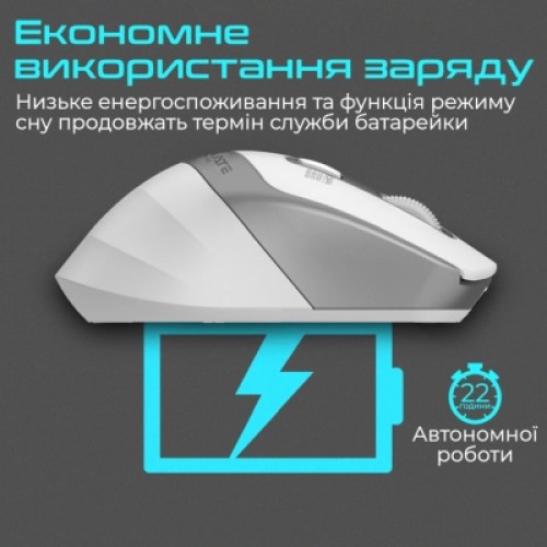 Мышка Promate Samit Wireless White (samit.white)