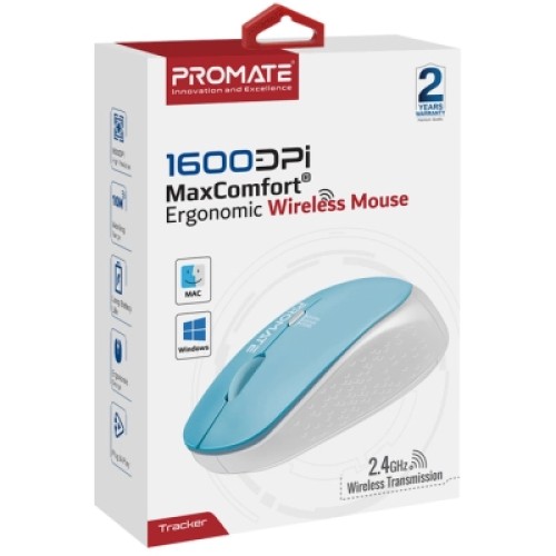 Мышка Promate Tracker Wireless Blue (tracker.blue) Мышка Promate Tracker Wireless Blue (tracker.blue)