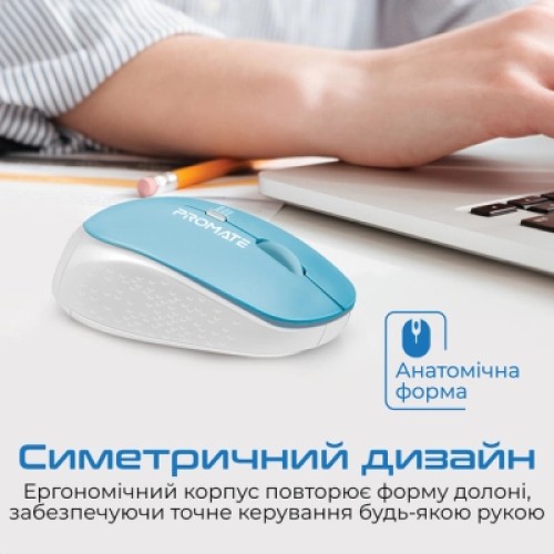 Мышка Promate Tracker Wireless Blue (tracker.blue) Мышка Promate Tracker Wireless Blue (tracker.blue)