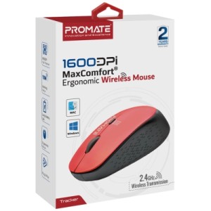 Мышка Promate Tracker Wireless Red (tracker.red)