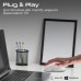 Мышка Promate UniGlide Wireless White (uniglide.white)