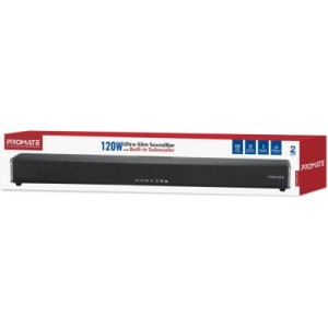 Акустическая система Promate CastBar-120 Black (castbar-120.black)