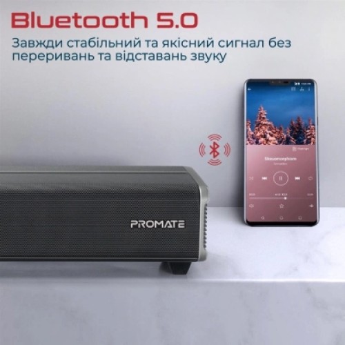 Акустическая система Promate CastBar-120 Black (castbar-120.black)