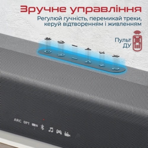 Акустическая система Promate CastBar-60 Black (castbar-60.black)