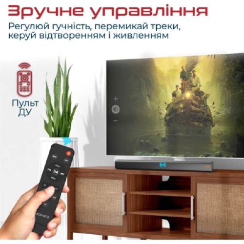 Акустическая система Promate StreamBar-60 Black (streambar-60.black)